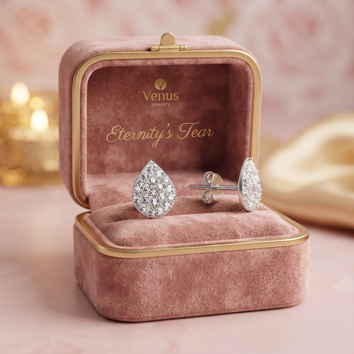 حلق فضة عيار 925